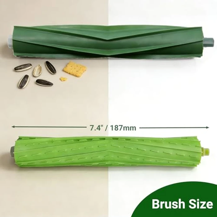 GIBTOOL 4 Sets Rubber Roller Brushes Compatible for iRobot Roomba E & I & J Series, Replacement Parts Accessory for J8+ i7+ i7 i1 i2 i3 i4 i6 i6+ i8 i8+Plus E5 E6 E7 Vacuum Cleaner by GIBTOOL - Image 2