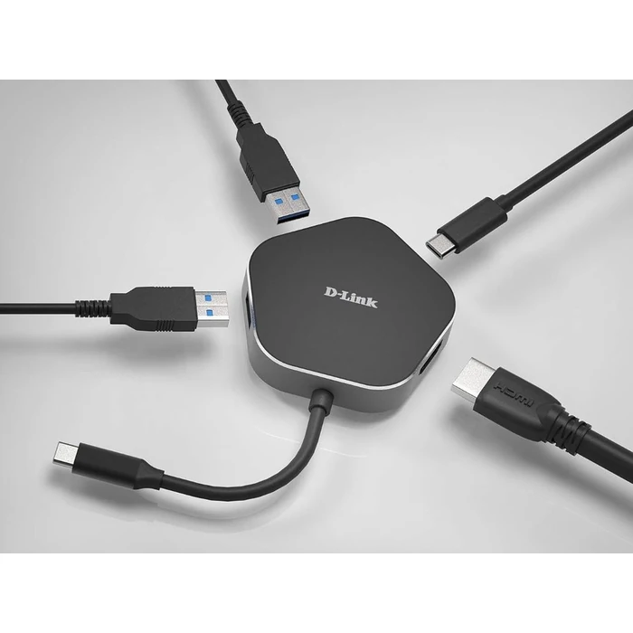 D-Link DUB-M420 4-in-1 USB-C(TM) Hub with HDMI and Power Delivery - Black by D-Link - Image 4