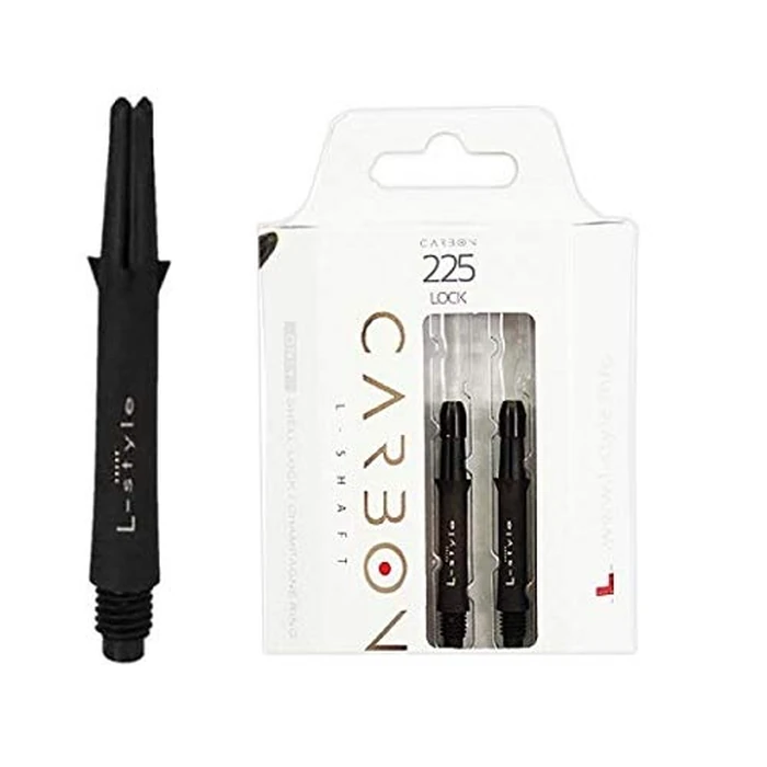 L-style Carbon Dart Shafts - Locked - 225 - Black by L-style - Image 2