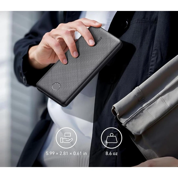 Anker 313 Power Bank (PowerCore 10K) | A1229 - Black by Anker - Image 2