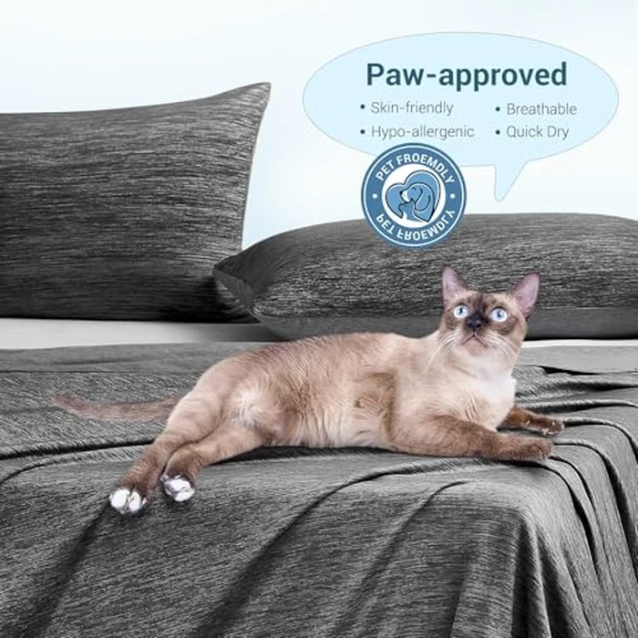 Cooling Blankets Twin Size for Hot Sleepers, Elegear Summer Lightweight Cool Blanket Q-MAX>0.5, Breathable Cooling Blanket for Sleeping Double Sided, Cold Blanket for Night Sweats, Black, 59X79 inch by Elegear - Image 6
