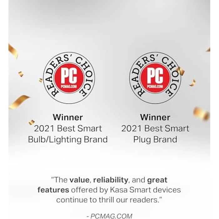 Kasa Smart Light Bulbs, Full Color Changing Dimmable Smart WiFi Bulbs Compatible with Alexa and Google Home, A19, 60 W 800 Lumens,2.4Ghz only, No Hub Required, 2-Pack (KL125P2), Multicolor by Kasa Smart - Image 2