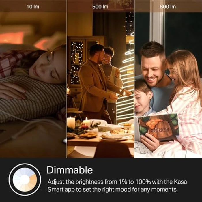 Kasa Smart Light Bulbs, Full Color Changing Dimmable Smart WiFi Bulbs Compatible with Alexa and Google Home, A19, 60 W 800 Lumens,2.4Ghz only, No Hub Required, 2-Pack (KL125P2), Multicolor by Kasa Smart - Image 6