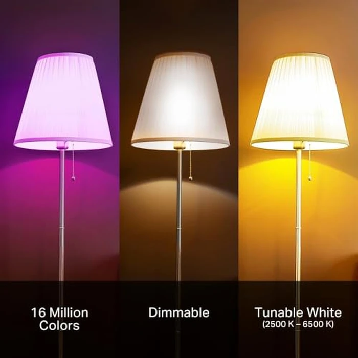 Kasa Smart Light Bulbs, Full Color Changing Dimmable Smart WiFi Bulbs Compatible with Alexa and Google Home, A19, 60 W 800 Lumens,2.4Ghz only, No Hub Required, 2-Pack (KL125P2), Multicolor by Kasa Smart - Image 7