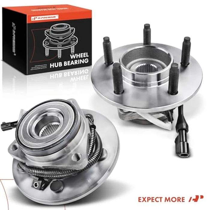 A-Premium 2 x Front Wheel Bearing and Hub Assembly with ABS & 5-Lug Compatible with Ford F-150 F150 2000-2004, F-150 F150 Heritage 2004, 4WD & 4-Wheel ABS Only by A-premium - Image 9