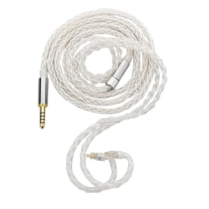 Moondrop Line K Upgrade Cable High Purity Copper Silver Plated KATO Cable IEMs (4.4mm) by Moondrop - Used - Like New condition - US$34.64