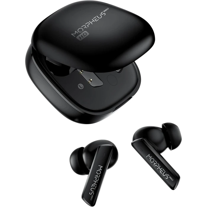 Morpheus 360 Pulse Hybrid Wireless Noise Cancelling Earbuds - Black by Morpheus 360 - Refurbished - Excellent condition - US$93.52
