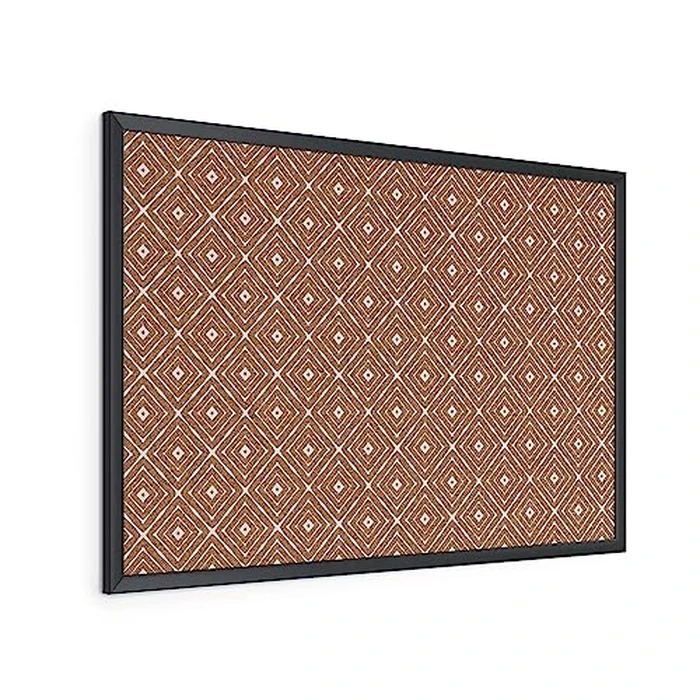 U Brands Fashion Cork Bulletin Board, 36 X 24 Inches, Black Wood Frame by U Brands - Image 1