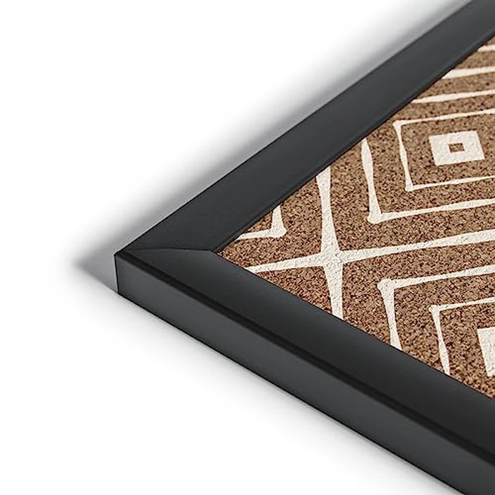 U Brands Fashion Cork Bulletin Board, 36 X 24 Inches, Black Wood Frame by U Brands - Image 5