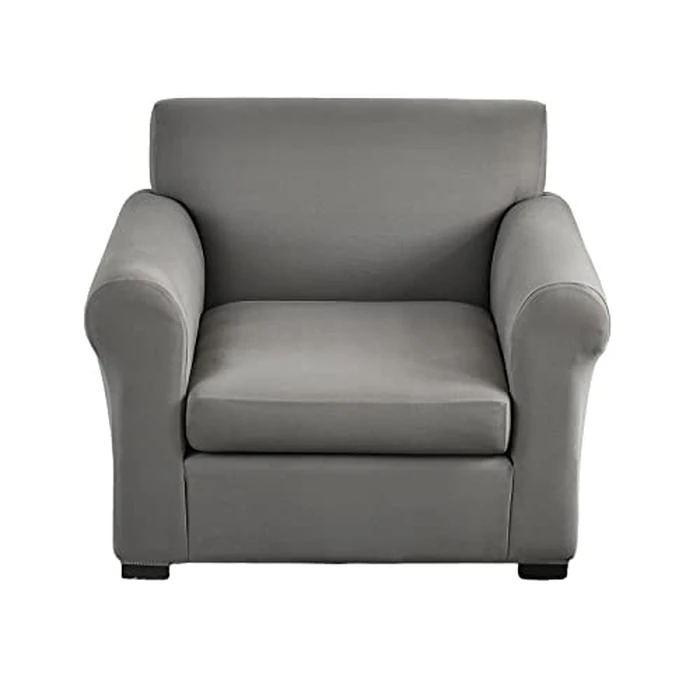 CRFATOP 2 Piece Chair Covers Stretch Sofa Covers Couch Slipcovers Washable Armchair Sofa Couch Slipcover Furniture Protector with Elastic Bottom for Living Room, S, D36 by CRFATOP - Used - Very Good condition
