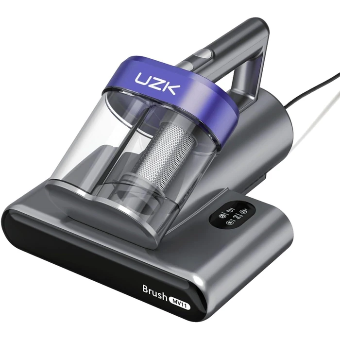 UZK MV11-02 Mattress Vacuum Bed Vacuum with UV-C Light - Black by UZK - Image 1