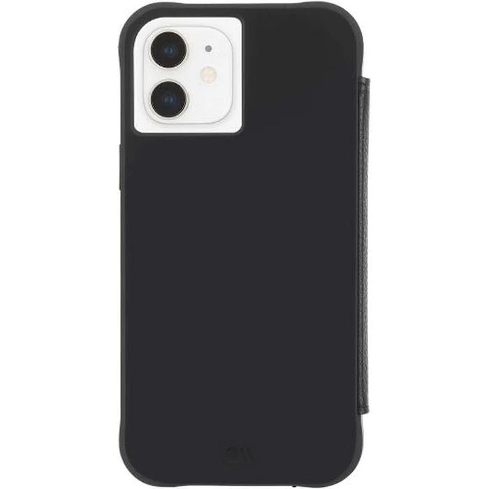 Case-Mate Tough Wallet Folio Phone Case for Apple iPhone 12 Mini - Black by Case-Mate - Refurbished - Brand New condition