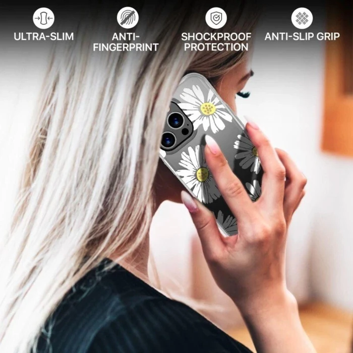 MyBat Pro Mood Diamond Series Phone Case for iPhone 13 Pro - White Daisy - Brand New by MyBat Pro - Image 9