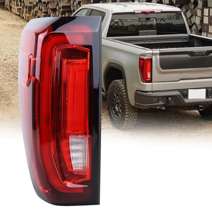 KAMDKI Left Driver Side Tail Light LED Rear Lamp Compatible for 2019-2024 GMC Sierra 1500/2500HD/3500HD Limited GM2800310 86820473 84968740 W/Bulbs by KAMDKI - Used - Like New condition - CA$96.19