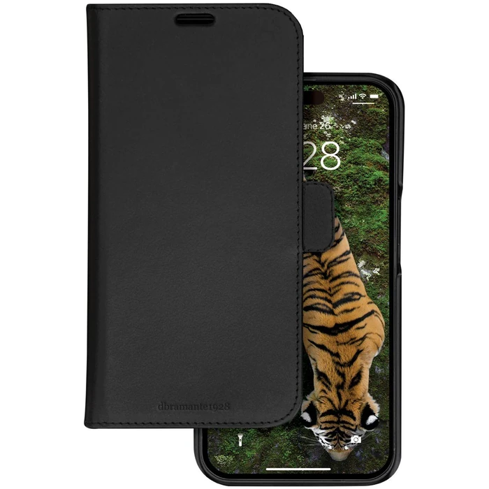 Dbramante1928 Wallet Phone Case for iPhone 15 Pro Max - Black by Dbramante1928 - Refurbished - Brand New condition - US$13.43