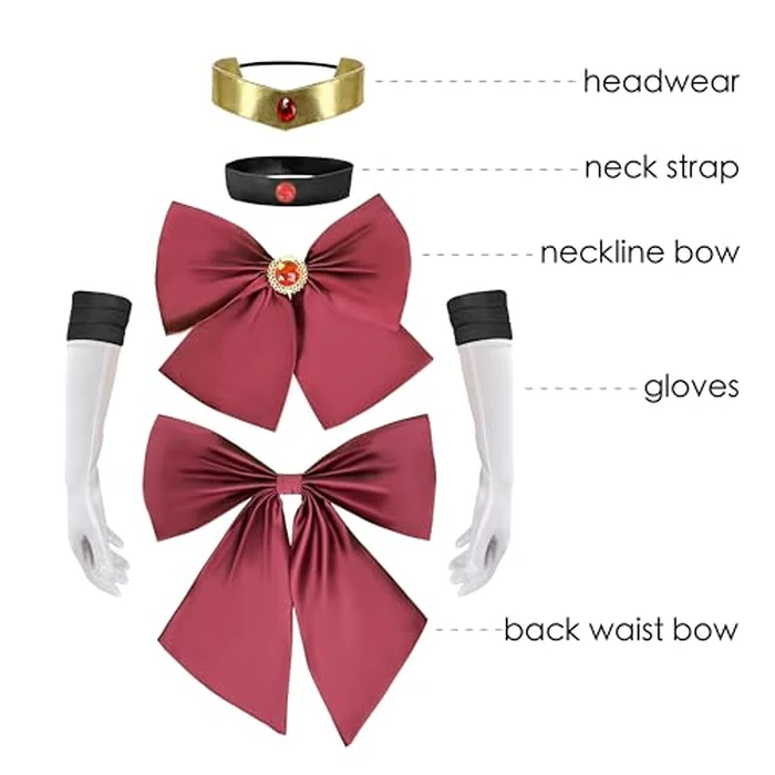 Sinkawa Jackets Anime Outfits Moon Cosplay Costumes For Women Girls-Adult S by Sinkawa Jackets - Image 2