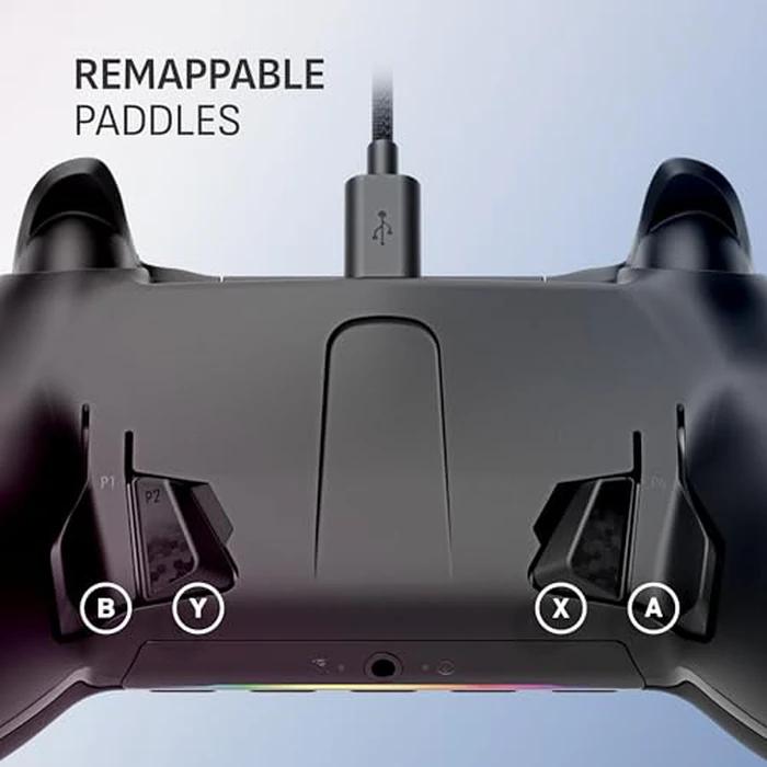 SCUF ENVISION Wired V2 (2025) PC Only Gaming Controller - Anti-Drift Thumbsticks - Five Remappable G-Keys - Remappable Back Paddles - Black by SCUF - Image 3