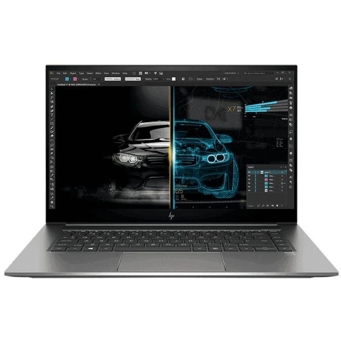 HP ZBook Studio G8 Mobile Workstation Laptop 15.6" - Turbo Silver - Intel Core i7-11850H 2.5GHz - 32GB RAM - 256GB by HP - Refurbished - Excellent condition - US$510.98