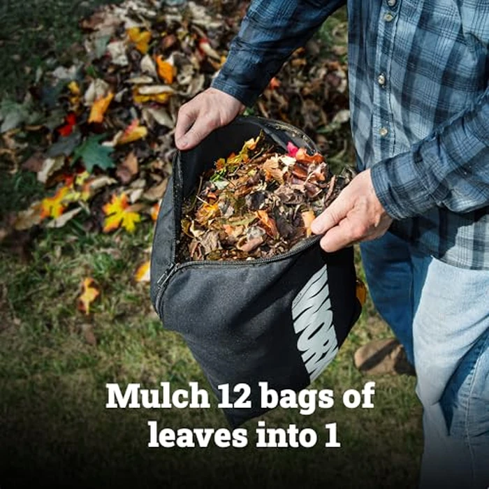 WORX Cordless Leaf Blower, 3 in 1 Blowers for Lawn Care with Leaf Vacuum & Leaf Mulcher, Electric Blower with Brushless Motor & 2 Speed Control, 2 x 4.0 Ah Batteries & Charger Included, WG583 by WORX - Image 4