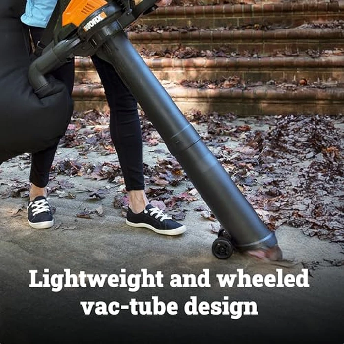 WORX Cordless Leaf Blower, 3 in 1 Blowers for Lawn Care with Leaf Vacuum & Leaf Mulcher, Electric Blower with Brushless Motor & 2 Speed Control, 2 x 4.0 Ah Batteries & Charger Included, WG583 by WORX - Image 5