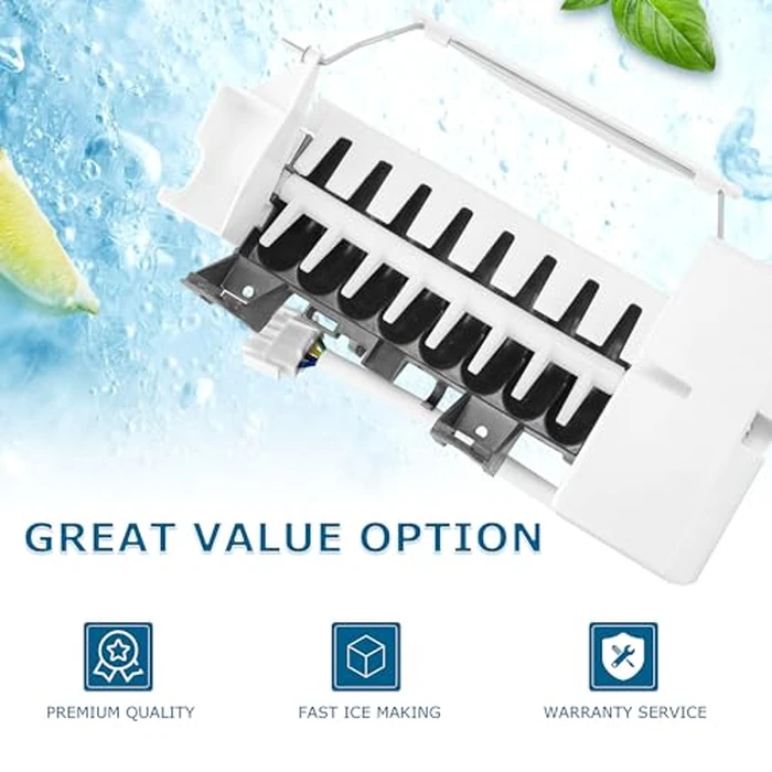 WR30X10012 WR30X10093 Ice Maker Kit Replacement for G.E Hot.Point Ken.More Refrigerators GSS20IEMDWW GSS25JFMDWW, Replace WR30X10061 by TOMOON by TOMOON - Image 2