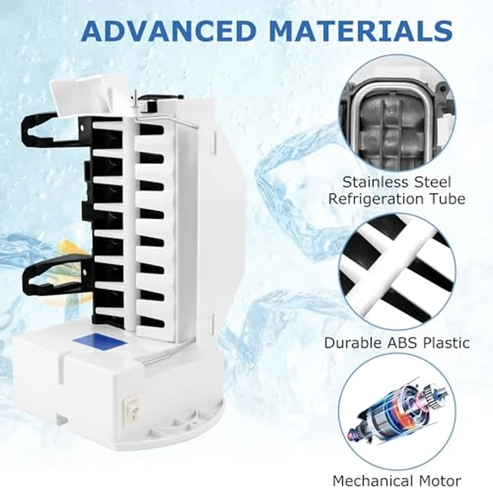 WR30X10012 WR30X10093 Ice Maker Kit Replacement for G.E Hot.Point Ken.More Refrigerators GSS20IEMDWW GSS25JFMDWW, Replace WR30X10061 by TOMOON by TOMOON - Image 3