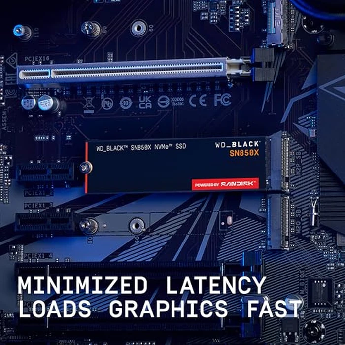 WD_BLACK SN850X 1TB NVMe SSD - M.2 2280, Up to 7,300 MB/s Read speeds, Up to 6,300 MB/s write speeds, Gaming Expansion, High Performance Internal Solid State Drive - WDS100T2X0E by Sandisk - Image 5