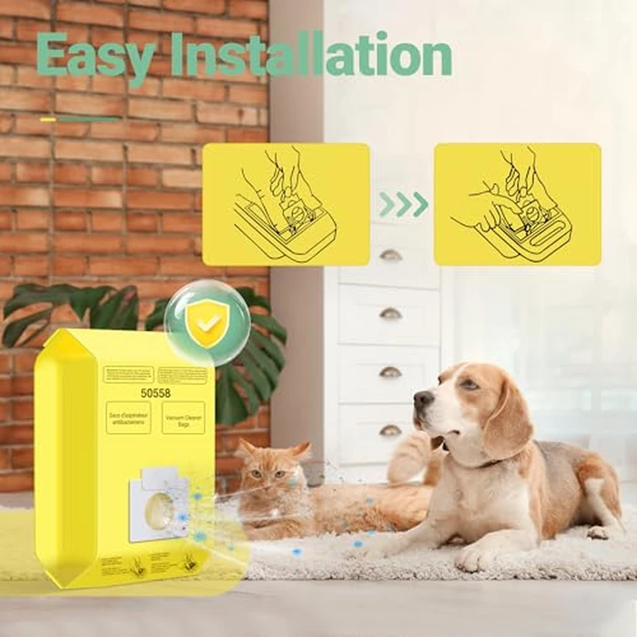 30 Pack Vacuum Cleaner Bags Fit for Kenmore Canister Type C/Q 5055 50555 50557 50558 and Pana·sonic Type C-5 C-18, 200 Series, 400 Series, 600 Series, 700 Series, 800 Series Vacuum By Improvedhand by Improvedhand - Image 8