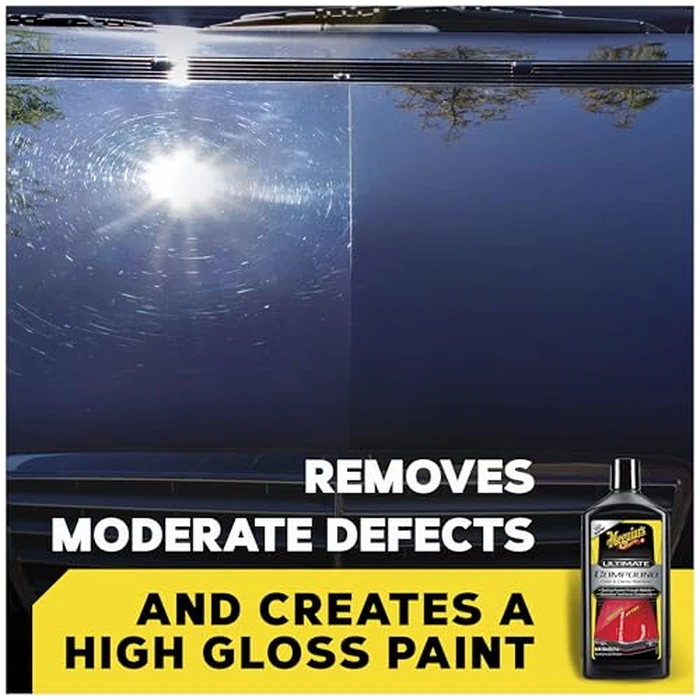 Meguiar's Ultimate Compound - Pro-Grade Car Scratch Remover, Paint Correction Compound that Removes Defects While Adding Gloss and Shine, Single Stage and Clear Coat Scratch Remove, 15.2 Oz by Meguiar's - Image 2