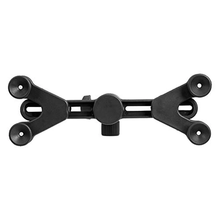 Amazon Basics Adjustable Tablet Holder for Music Stand, Secure Portable iPad Holder with 360 Degree Swivel, Fits 7-11" Screens, Black by Amazon Basics - Image 2