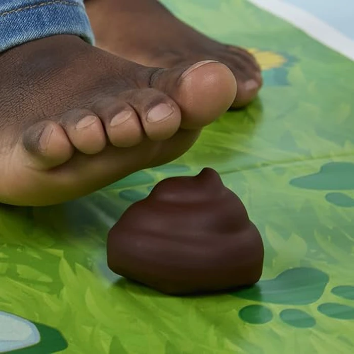 Hasbro Gaming Don't Step in It Preschool Game I Blindfolded, Poop Party Game | Spinner with 8 Fun Animal Moves | Ages 4+| 1+ Players I Funny Kids Board Games | Easter Gift for Kids by Hasbro Gaming - Image 5