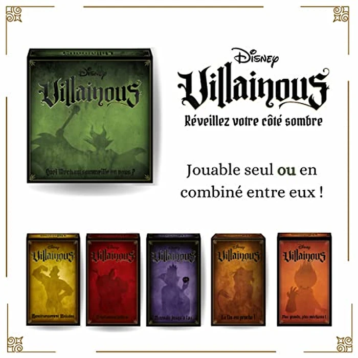 Ravensburger - Disney Villainous Extension 4 - Monstrueusement malsains - Jeu de stratégie - 2 à 3 Joueurs dès 10 Ans - 27291 - Version française, Jouable Aussi sans Jeu de Disney by Ravensburger - Image 2