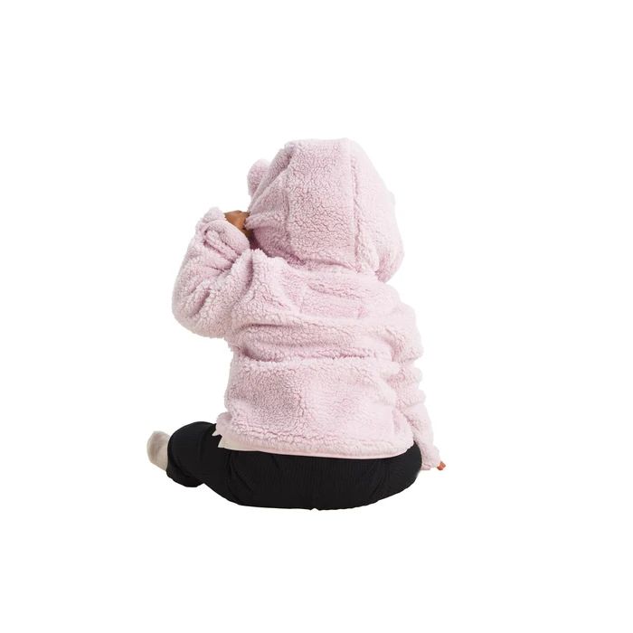 The North Face Baby Campshire Full Zip Hoodie | Cozy Fleece Winter Jacket for Toddlers, Built In Mittens & Attached Hood with Bear Ears, Pale Blossom, 3 Months by The North Face - Image 2