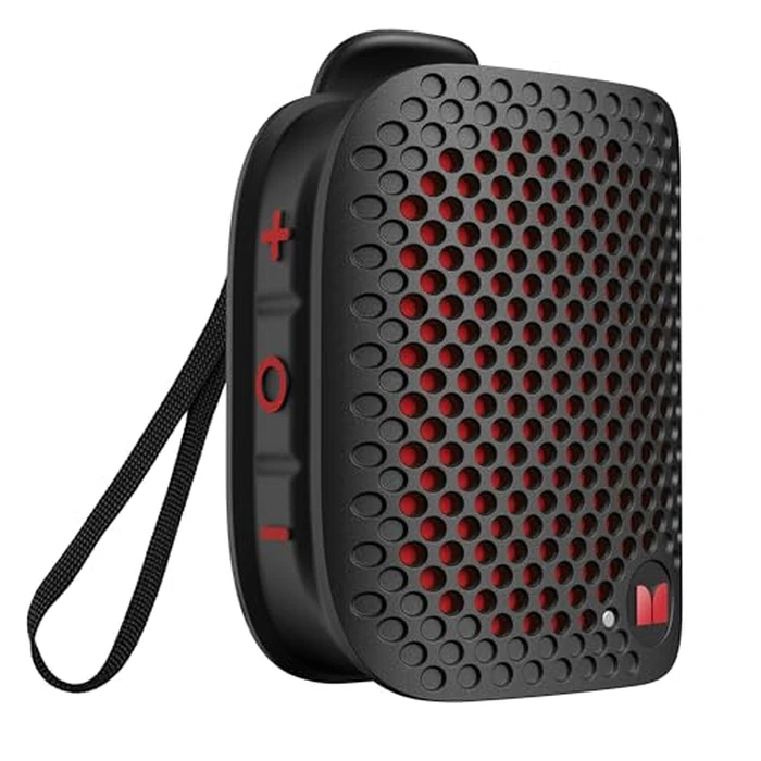 Monster Blaster Micro Wearable Bluetooth Speaker, Clip-On Wireless Small Portable Speaker with Built-in Mic (Non-Magnetic), IPX7 Waterproof, TWS, Hands-Free Music/Calls for Work/Cycling/Running, Black by Monster - Used - Like New condition