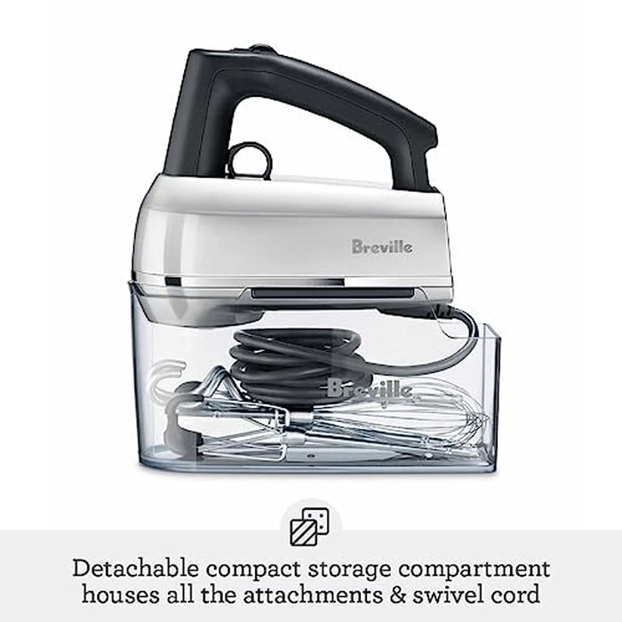 Breville BHM800SIL "The Handy Mix Scraper", Hand Mixer, Silver by Breville - Image 5