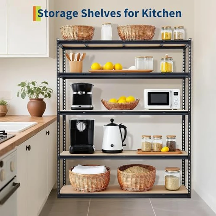 GarveeTech Heavy Duty Garage Shelving Unit, 36 in L x 18 in D x 72 in H Adjustable Storage Shelves, 2000 LBS Load Capacity, Durable Metal Shelves for Garage Organization, Basement, Workshop by GarveeTech - Image 6