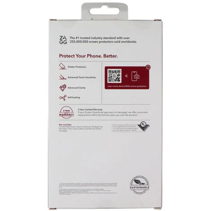 Zagg Screen Guard Screen Protector for Oppo Find X5 Pro 5G - Clear by Zagg - Image 2