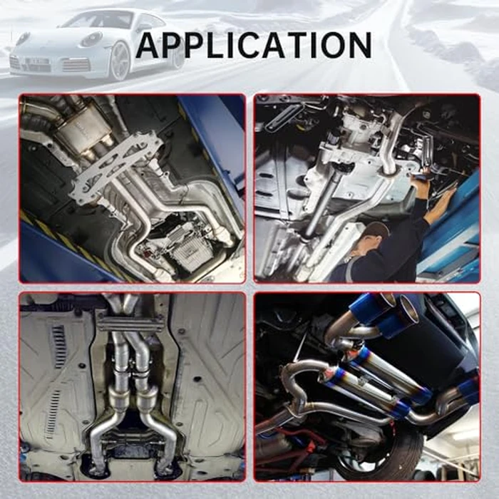 Autarboor 2.25 Inch Mild Steel DIY Custom Exhaust Tubing Mandrel Bend Pipe Straight & U-Bend Kit, Universal Fit - 8 PCS by Autarboor - Image 7