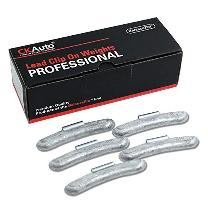 CKAuto P Style 2.50oz, P250, Lead Clip on Wheel Weights, Uncoated, 20Pcs/Box by CKAuto - Used - Like New condition - US$22.31