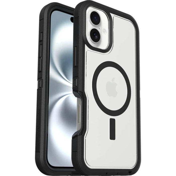 OtterBox Defender Series Pro XT with MagSafe for iPhone 16 Plus - Dark Side (Clear/Black) by OtterBox - Refurbished - Brand New condition - US$53.43