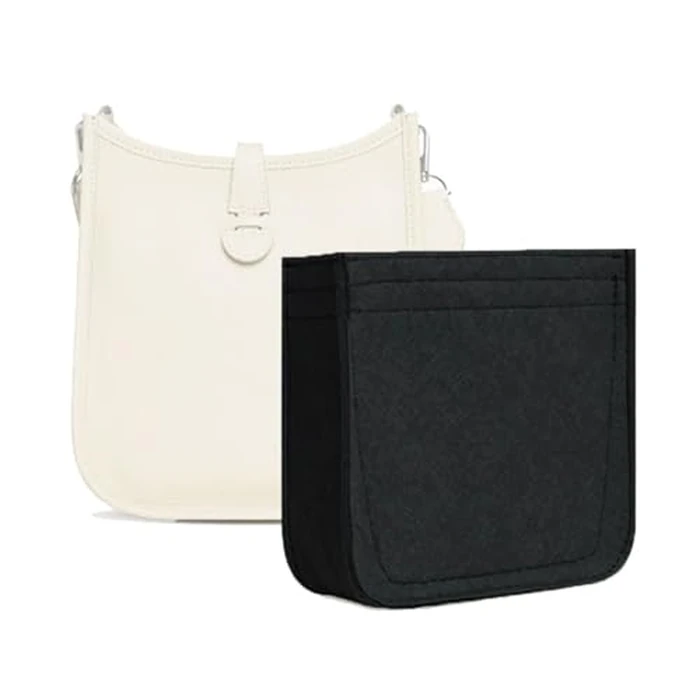 Lckaey Purse Insert Organizer for Evelyne 16 mini Bags TPM Insert- Handbag Organizer-1003black-S by Lckaey - Used - Very Good condition - US$19.09