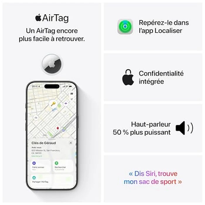 Apple AirTag 1 Pack (2nd Generation) by Apple - Image 6