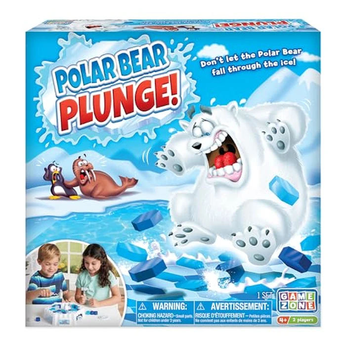 Game Zone Polar Bear Plunge Interactive Tabletop Multiplayer Game for Adults and Children Ages 4 and Older. by Game Zone - Used - Very Good condition - US$9.53