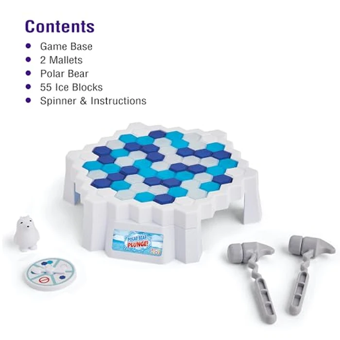 Game Zone Polar Bear Plunge Interactive Tabletop Multiplayer Game for Adults and Children Ages 4 and Older. by Game Zone - Image 6