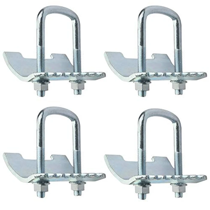 heneng 4 Pcs Strut Beam Clamp for 1-5/8" Strut Channel, 1100 lbs Load Capacity (Each), Square U-Bolt Beam Clamp by heneng - Used - Very Good condition