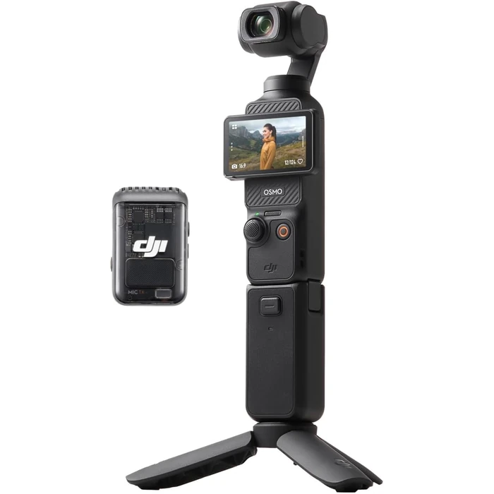 DJI Osmo Pocket 3 Creator Combo, 1'' CMOS, 4K Resolution/120fps Vlog Camera, 3-Axis Stabilization, Face/Object Tracking, Mic Included for Clear Sound, Digital Camera for YouTube by DJI - Image 1