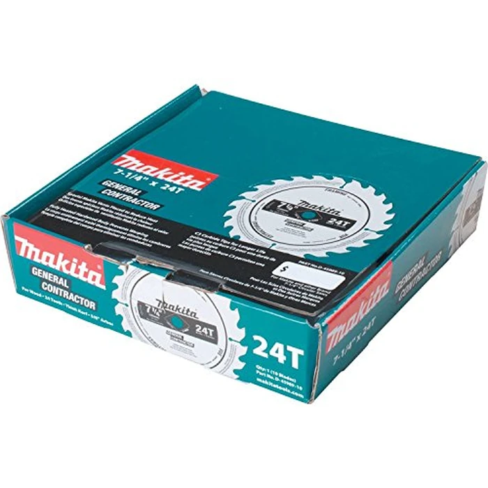Makita D-45989-10 7-1/4" 24T Carbide-Tipped Circular Saw Blade, Framing/General Purpose, 10/pk by Makita - Image 3