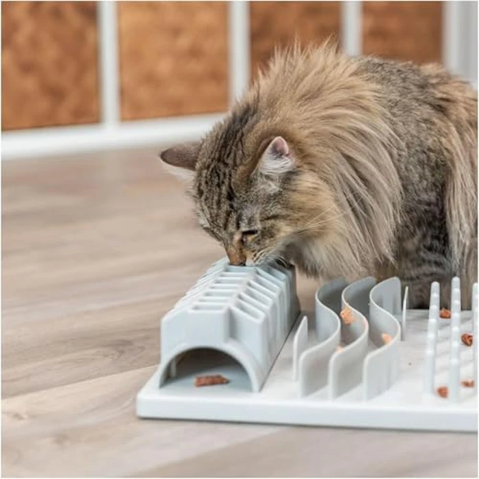 TRIXIE Fun Board Strategy Game for Cats, Puzzle Toy, Treat Dispenser, Interactive Play, Mental Stimulation by TRIXIE - Image 7