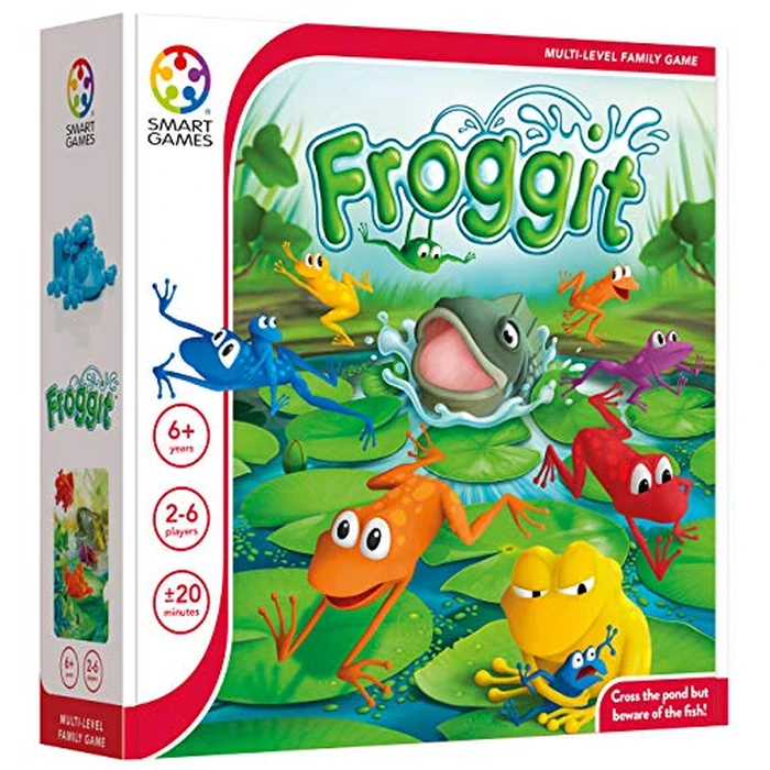 SmartGames - Froggit - Educational Brainstorming - Multi-Level Strategy Game and Skill Building - Logic and Thinking Game - 6 Years + - 4-6 Players - Multilingual - 523345. by SmartGames - Used - Very Good condition - CA$34.01