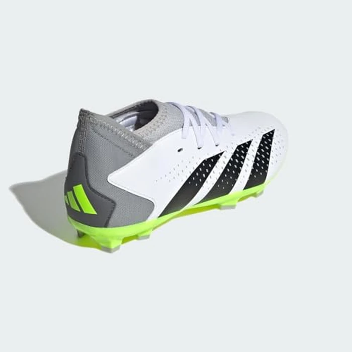 Adidas Unisex Accuracy.3 Football Boots Firm Ground Sneaker, FTWR White/CORE Black/Lucid Lemon, 10.5 Big Kid US by adidas - Image 6